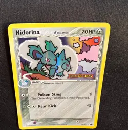 2006 Pokemon Nidorina #34/101 EX Dragon Frontiers Holo Stamped - Image 5
