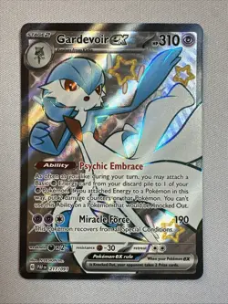 Gardevoir ex 217/091 Pokemon SV: Paldean Fates Shiny Ultra Rare NM - Image 1
