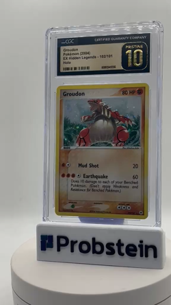 2004 Pokemon Groudon EX Hidden Legends Holo #102 CGC 10 PRISTINE - Image 2