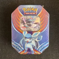 Pokemon TCG Evolution Celebration Tin GLACEON GX BRAND NEW Factory SEALED XY - Image 1