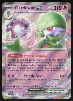 Gardevoir ex 029/091 Double Rare Paldean Fates Pokemon Near Mint - Image 1