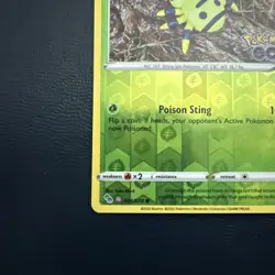 Spinarak (Peelable Ditto) Reverse Holo Common Pokemon GO 006/078 NM - Image 3