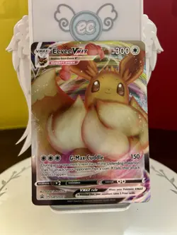 Pokemon TCG Eevee VMAX SWSH087 Black Star Promo - Image 1
