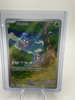 Pokemon TCG: Tangela 178/165 Illustration Rare ENG Scarlet & Violet 151 NM/ M - Image 1