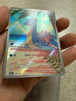 Pokemon TCG Misty's Lapras Destined Rivals 194/182 Illustration Rare NM #4 - Image 3