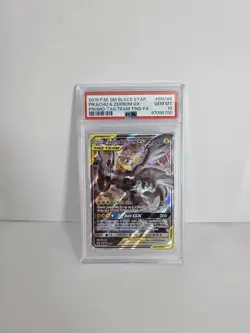 2019 POKEMON SM BLACK STAR PROMO #SM168 FULL ART/PIKACHU & ZEKROM GX PSA 10 - Image 3