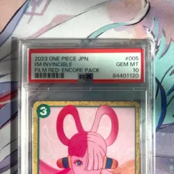 [PSA10] 2023 ONE PIECE JAPANESE ST11-005 I'M INVINCIBLE FILM RED ENCORE PACK - Image 3