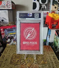 2025 ONE PIECE OP09 001 SHANKS ENGLISH 2ND ANNIVERSARY SET LEADER PROMO PSA 10 - Image 2