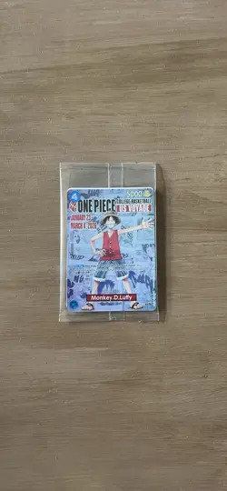 Bandai One Piece CCG Monkey D. Luffy Promo Foil College Basketball US - Image 1