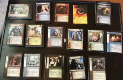 Lord of the Rings TCG Card Lot 200+ Cards Gandalf Frodo Orcs Decipher LOTR TCG - Image 1
