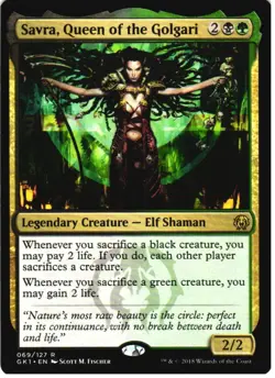 SAVRA QUEEN OF THE GOLGARI 69 GUILDS OF RAVNICA GUILD KITS MAGIC: THE GATHERING - Image 1
