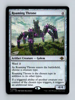 The Lost Caverns of Ixalan #258 Roaming Throne - Image 1