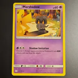 Pokemon Marshadow 103/236 SM Cosmic Eclipse Rare Basic HP 60 English Regular - Image 1