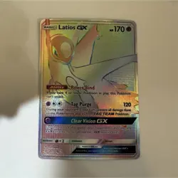 Pokemon Latios GX Secret Rare Full Art Holo SM-Unified Minds 243/236 - Image 1