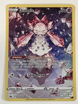 Diancie GG13/GG70 Crown Zenith Ultra Rare Pokemon TCG NM Full Art - Image 2