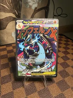 Pokemon Mega Charizard X ex 023 Me: Mega Evolution Promo EX Holo Promo TCG - Image 1