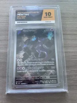 Pokemon MEWTWO 183/165 Ace 10 Gem Mint SV2a Japanese Pokemon 151 - Image 1