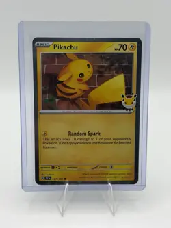 Pokemon TCG Pikachu 051/162 30th anniversary promo - Image 1