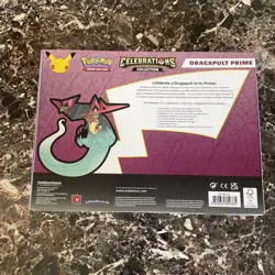 Pokemon TCG: Celebrations Collection: Dragapult Prime Box New Factory Sealed - Image 2