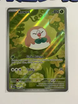 Rowlet 090/088 - Me04: Perfect Order Illustration Rare Holo - Pokemon TCG - Image 2