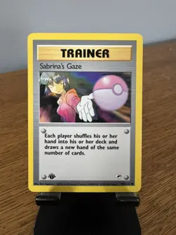 Pokemon TCG - Sabrina's Gaze - 1st Edition || 125/132 || Gym Heroes || Near Mint - Image 1