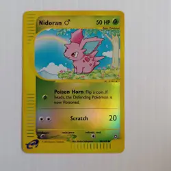 Pokemon TCG Aquapolis Reverse Holo: Nidoran 96/147 - Image 1
