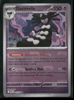 Gothitelle (Master Ball Pattern) 043/086 Rare White Flare Pokemon NM/M - Image 1