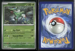 Virizion (Master Ball Pattern) 010/086 Rare White Flare Pokemon NM/M - Image 3