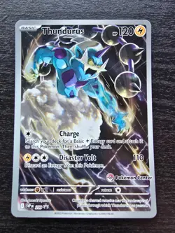 Pokemon TCG Thundurus (SVP 209) POKEMON CENTER STAMPED - NEAR MINT - Image 1