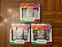 Pokemon First Partner Series 1 Illustration Collection x 3 - Sealed - Image 1