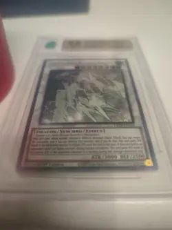 Yugioh Crystal Wing Synchro Dragon GFTP-EN130 1st Edition Ghost Rare Mnt 9 - Image 5
