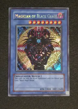 Yugioh Magician of Black Chaos PP01-EN001 Secret Rare NM/VLP - Image 1