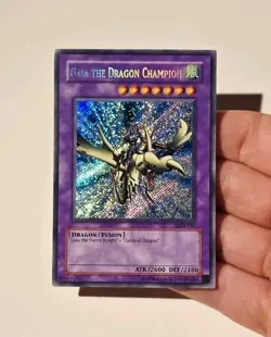 Yugioh Gaia the Dragon Champion LOB-125 Secret Rare LP - Image 3