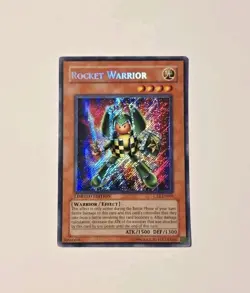 Yugioh Rocket Warrior CT2-EN005 Secret Rare LP - Image 1