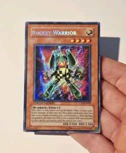 Yugioh Rocket Warrior CT2-EN005 Secret Rare LP - Image 3
