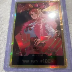 DON!! Card (Nami) (Gold) Extra Booster: One Piece Heroines Edition Foil - Image 2