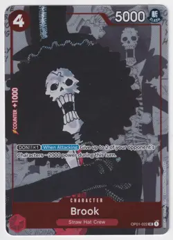 Brook OP01-022 Promo Premium Card Collection NM One Piece TCG English - Image 1
