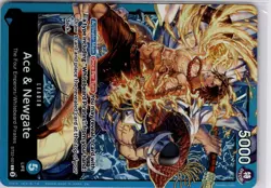 Ace & Newgate ST22-001 One Piece Card Game Blue Leader Trading Card - Image 5