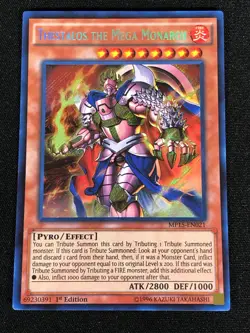 Yugioh Thestalos The Mega Monarch MP15-EN021 1st SECRET (NM) - Image 1