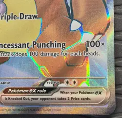 Kangaskhan ex 190/165 Ultra Rare Holo Full Art Pokemon Card - Image 5