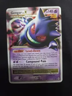 Pokemon Gengar TCG LV.X Platinum Arceus Holo Ultra Rare Card 97/99 NM - Image 1
