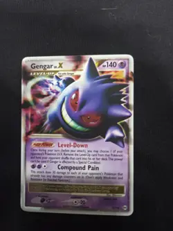 Pokemon Gengar TCG LV.X Platinum Arceus Holo Ultra Rare Card 97/99 NM - Image 2