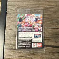 One Piece Monkey D. Luffy US College Basketball Card Sealed - Image 2