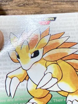 Pokemon Carddass Card Sandslash No.28 Bandai Pocket Monsters Green ver. 1996 - Image 4