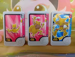 Abra Kadabra Alakazam Frienda Pokemon Card Japanese Pick Tag Tip - Image 1