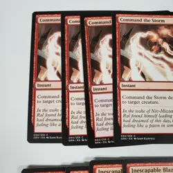 4x Command the Storm & 4x Inescapable Blaze MTG Guilds of Ravnica - Image 2