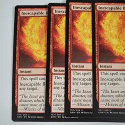4x Command the Storm & 4x Inescapable Blaze MTG Guilds of Ravnica - Image 5