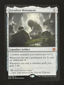 1x MTG Forsaken Monument - Zendikar Rising (ZNR) #244 - Magic the Gathering - Image 3