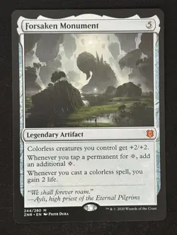 1x MTG Forsaken Monument - Zendikar Rising (ZNR) #244 - Magic the Gathering - Image 5