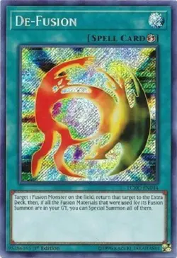 *** DE-FUSION *** SECRET RARE 1ST EDITION LCKC-EN044 MINT/NM YUGIOH! - Image 1